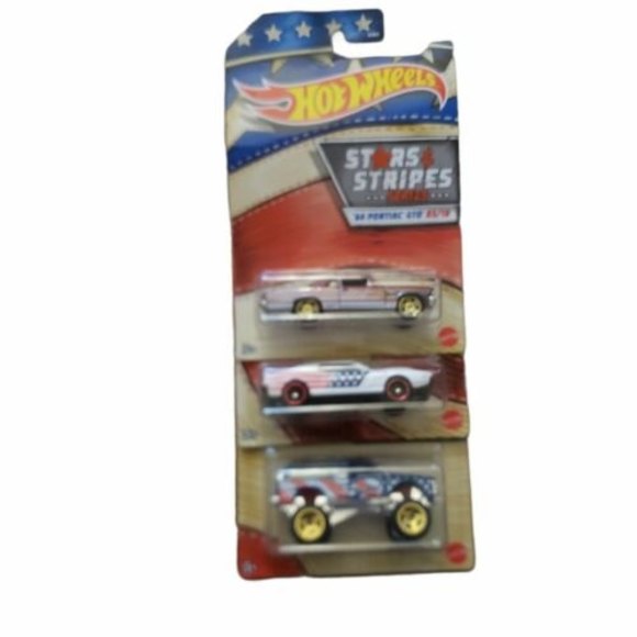 Hot Wheels Stars And Stripes Vehicles #1, #3, and #5 New - Picture 1 of 5